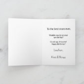 ハッピーバースデー!アヒルが好きな人のために カード (内部)