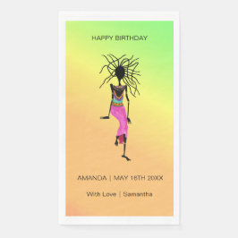 ハッピーバースデー、アフリカアートウーマン・ウォリアー