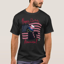 ハッピーバースデー、アミャオウィカ・パトリオティックキットカット Tシャツ