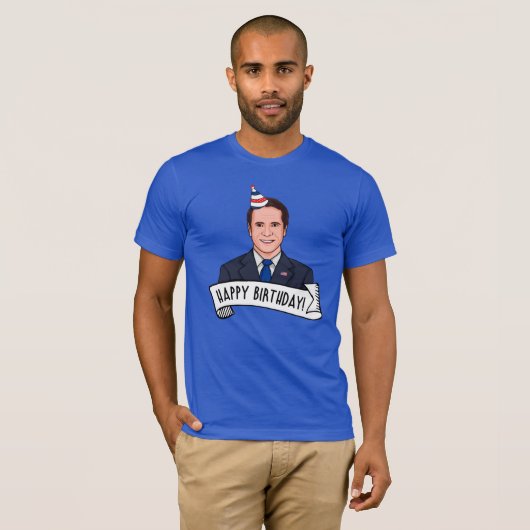 ハッピーバースデー:アンドリュー・クオモ Tシャツ (正面フル)