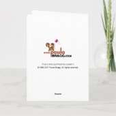 『ハッピーバースデー・イエス』の大きなクリスマス・ハグ シーズンカード (裏面)