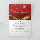 ハッピーバースデー、イエス・キリスト! シーズンカード (内部)