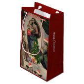 ハッピーバースデー、イエス・キリスト! Raphaelのおもしろいなリメイク スモールペーパーバッグ (裏面アングル)