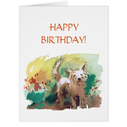 ハッピーバースデー!ウェストハイランドテリア！ (正面)