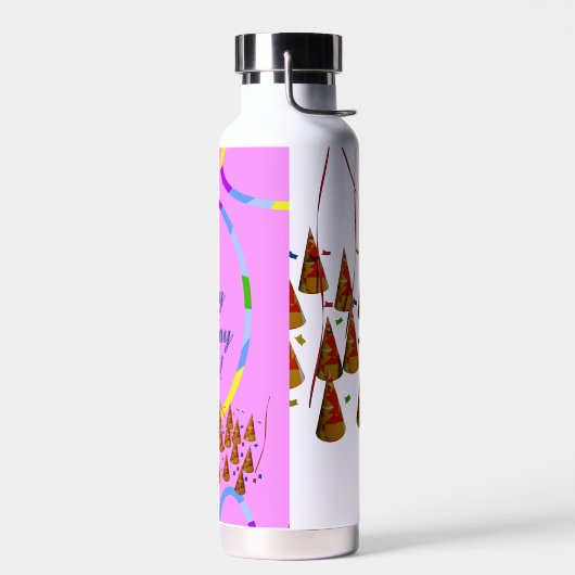 ハッピーバースデー ウォーターボトル (左面)