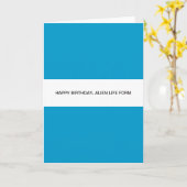 ハッピーバースデー、エイリアンライフ型枠 カード (黄色い花)