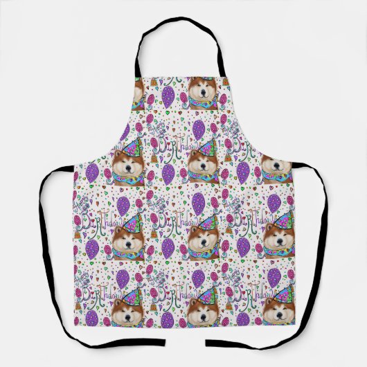 ハッピーバースデー エプロン (正面)