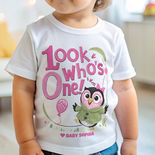 ハッピーバースデー オウル ベビーTシャツ