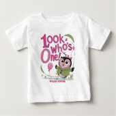 ハッピーバースデー オウル ベビーTシャツ (正面)