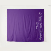 ハッピーバースデー オーダーメイド タペストリー (正面(横))