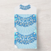 ハッピーバースデー オールインワン招待状 (内側)