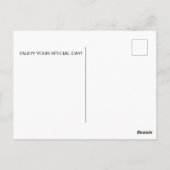 ハッピーバースデー、カイロプラクティック ポストカード (裏面)