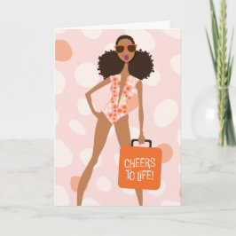 ハッピーバースデー – カクテルなしの週末 サンキューカード