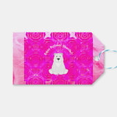 ハッピーバースデー!カスタマイズ可能な名前 ギフトタグ (正面(横))