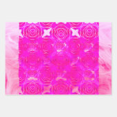 ハッピーバースデー!カスタマイズ可能な名前 ラッピングペーパーシート (正面3)