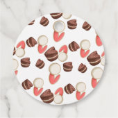 ハッピーバースデー カスタマイズ |  |カップケーキとスイーツ フェイバータグ (裏面)