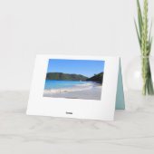 ハッピーバースデー、カナール湾、セントジョン、アメリカ合衆国 カード (裏面)