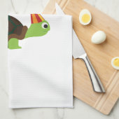 ハッピーバースデー!カメ キッチンタオル (四つ折り)