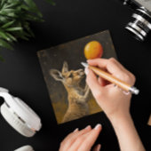 ハッピーバースデー、カンガルーとバルーン シーズンカード