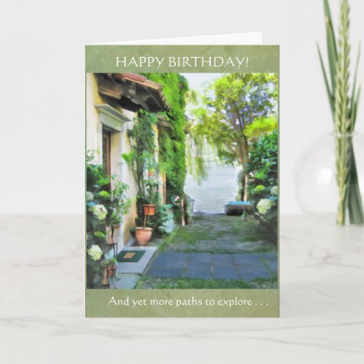 ハッピーバースデー：カードを探索するためのより多くのパス カード (正面)