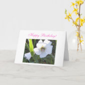 ハッピーバースデー! -カードパーソナライズな挨拶 カード (黄色い花)