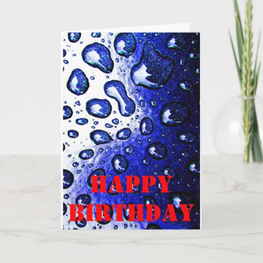 ハッピーバースデー カード (正面)