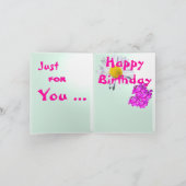 ハッピーバースデー カード (内部)
