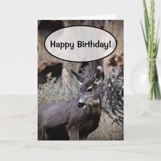 ハッピーバースデー! カード (正面)