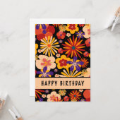 ハッピーバースデー カード (正面/裏面インサイチュ)