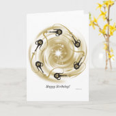 ハッピーバースデー! カード (黄色い花)