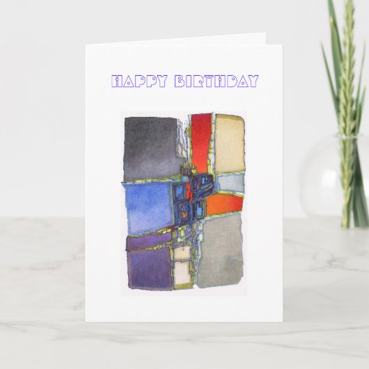 ハッピーバースデー カード (正面)