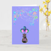 ハッピーバースデー カード (黄色い花)