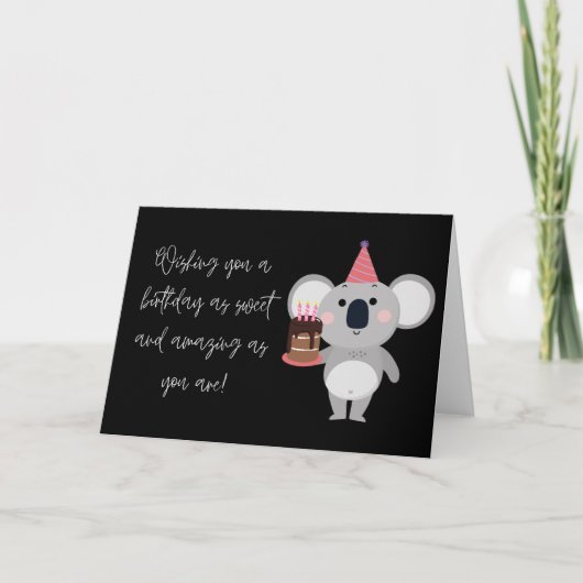 ハッピーバースデー カード (正面)