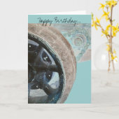 ハッピーバースデー... カード (黄色い花)