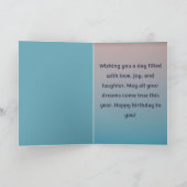 ハッピーバースデー カード (内部)