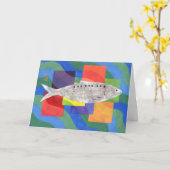 ハッピーバースデー カード (黄色い花)