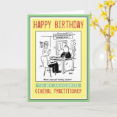 ハッピーバースデー カード (黄色い花)