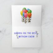 ハッピーバースデー! カード (内部)