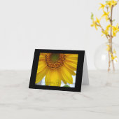 ハッピーバースデー... カード (黄色い花)