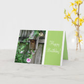 ハッピーバースデー! カード (黄色い花)