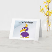 ハッピーバースデー カード (黄色い花)