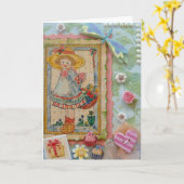 ハッピーバースデー! カード (黄色い花)