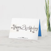 ハッピーバースデー カード (裏面)