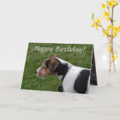 ハッピーバースデー カード (黄色い花)