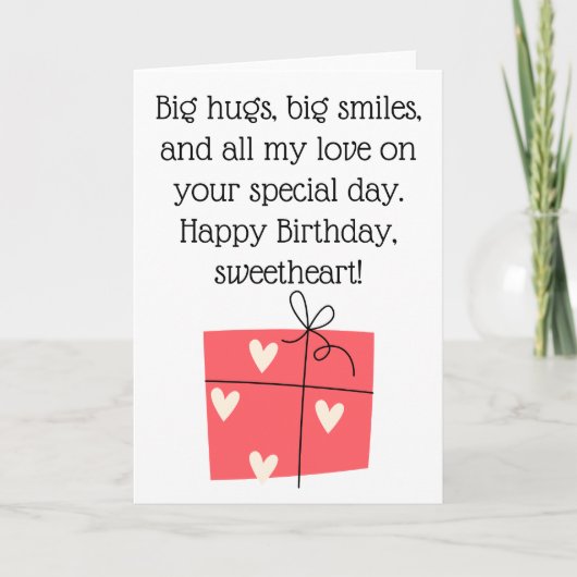 ハッピーバースデー カード (正面)