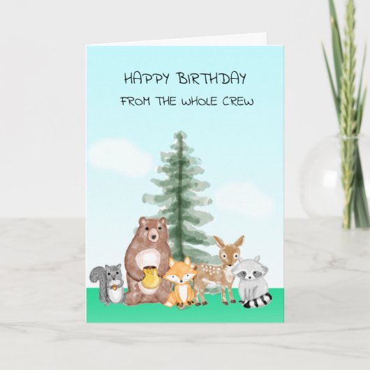 ハッピーバースデー カード (正面)