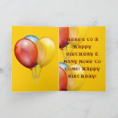 ハッピーバースデー! カード (内部)