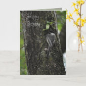 ハッピーバースデー カード (黄色い花)