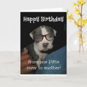 ハッピーバースデー カード (黄色い花)