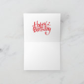 ハッピーバースデー カード (内部)